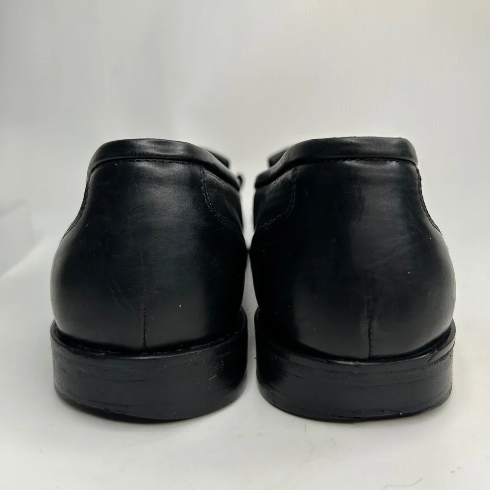 Cole Haan City Mens Black Leather Kiltie Loafers Dress Shoes 8262 Size 9.5 M